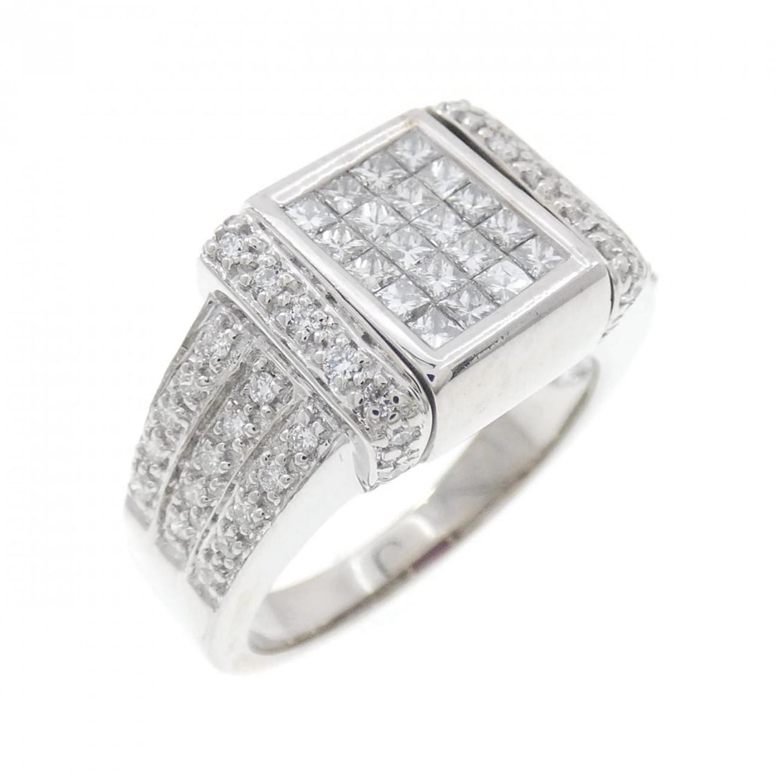 K18WG RUBY RING - 2