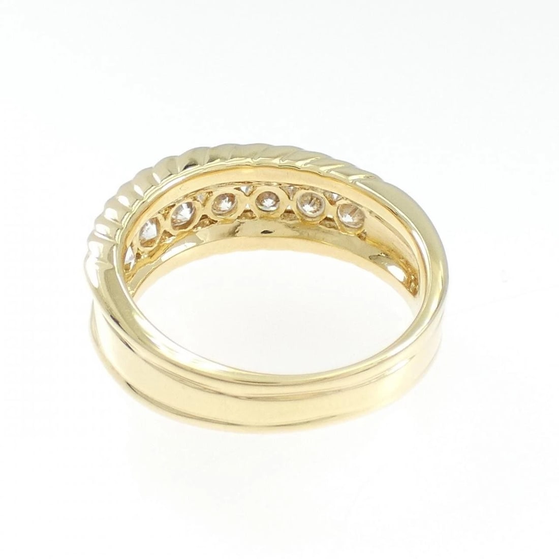 K18YG DIAMOND RING - 2