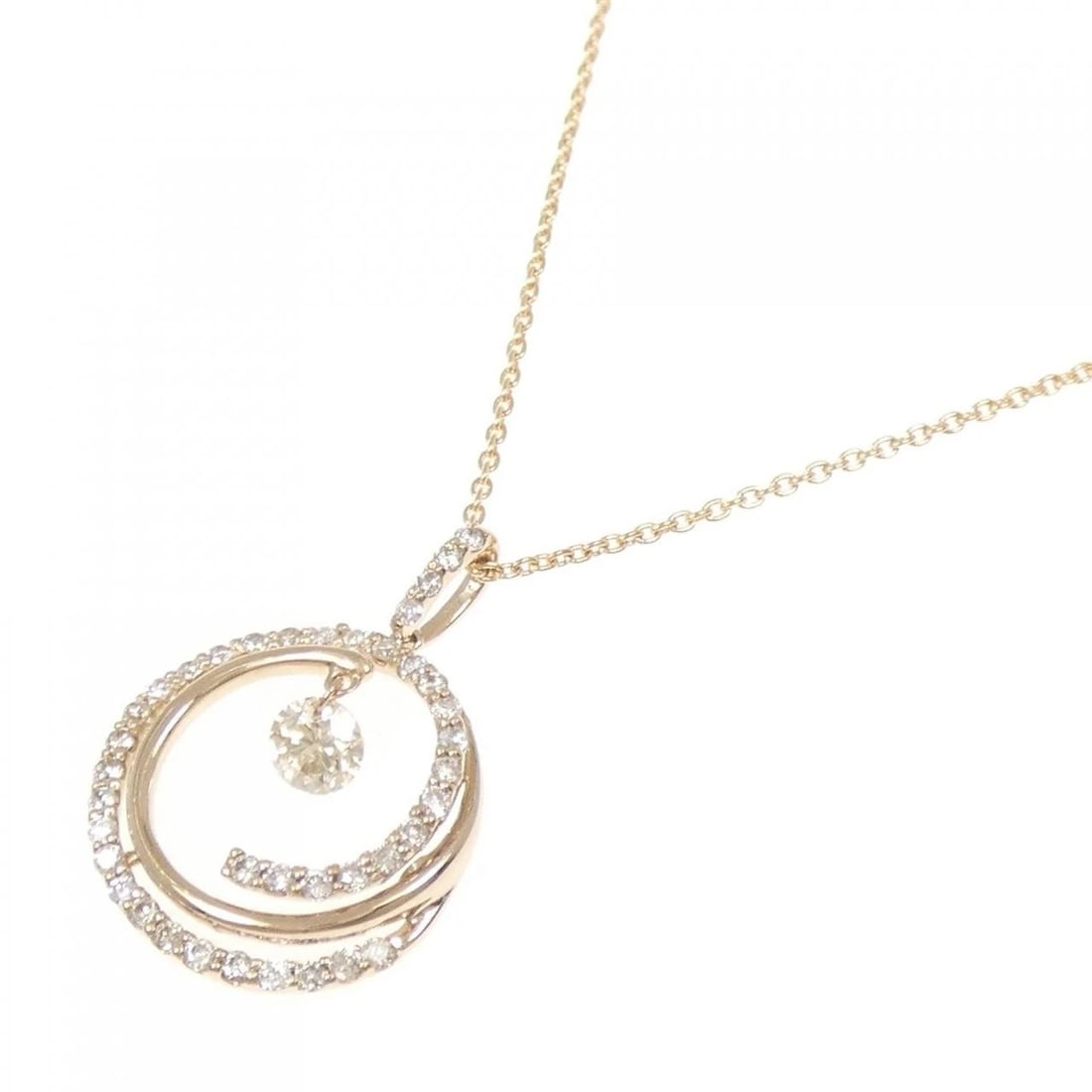 K18PG DIAMOND NECKLACE - 2