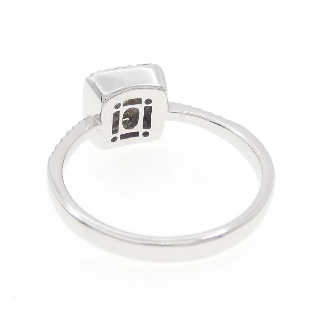 K18WG DIAMOND RING - 3