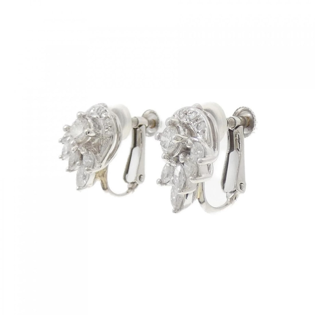 PT900 DIAMOND EARRING - 2
