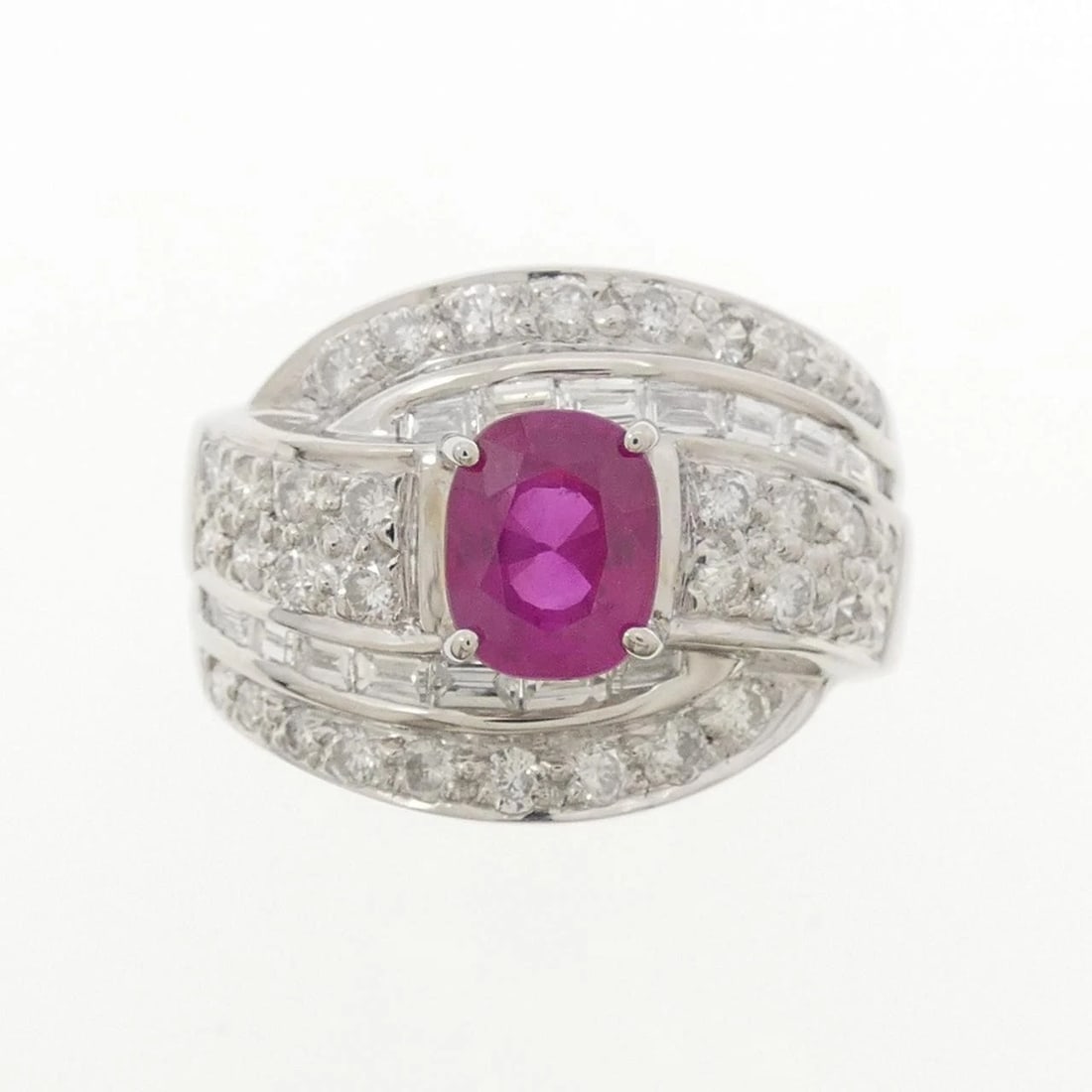 PT900 RUBY RING - 2