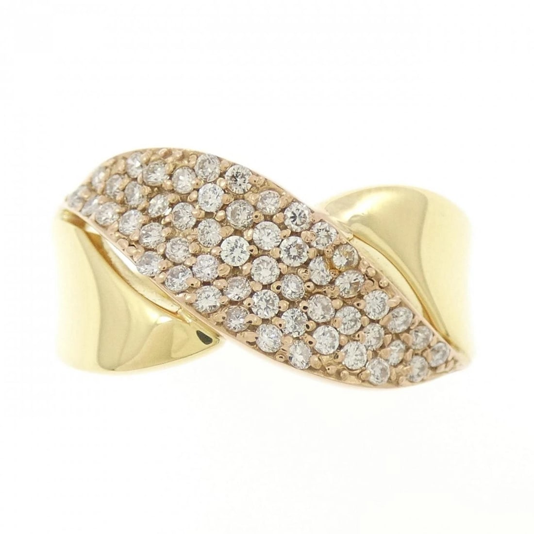 K18YG/K18PG DIAMOND RING - 2