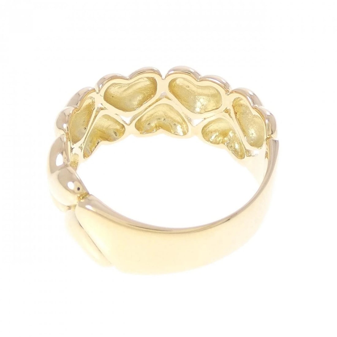K18YG HEART RING - 3