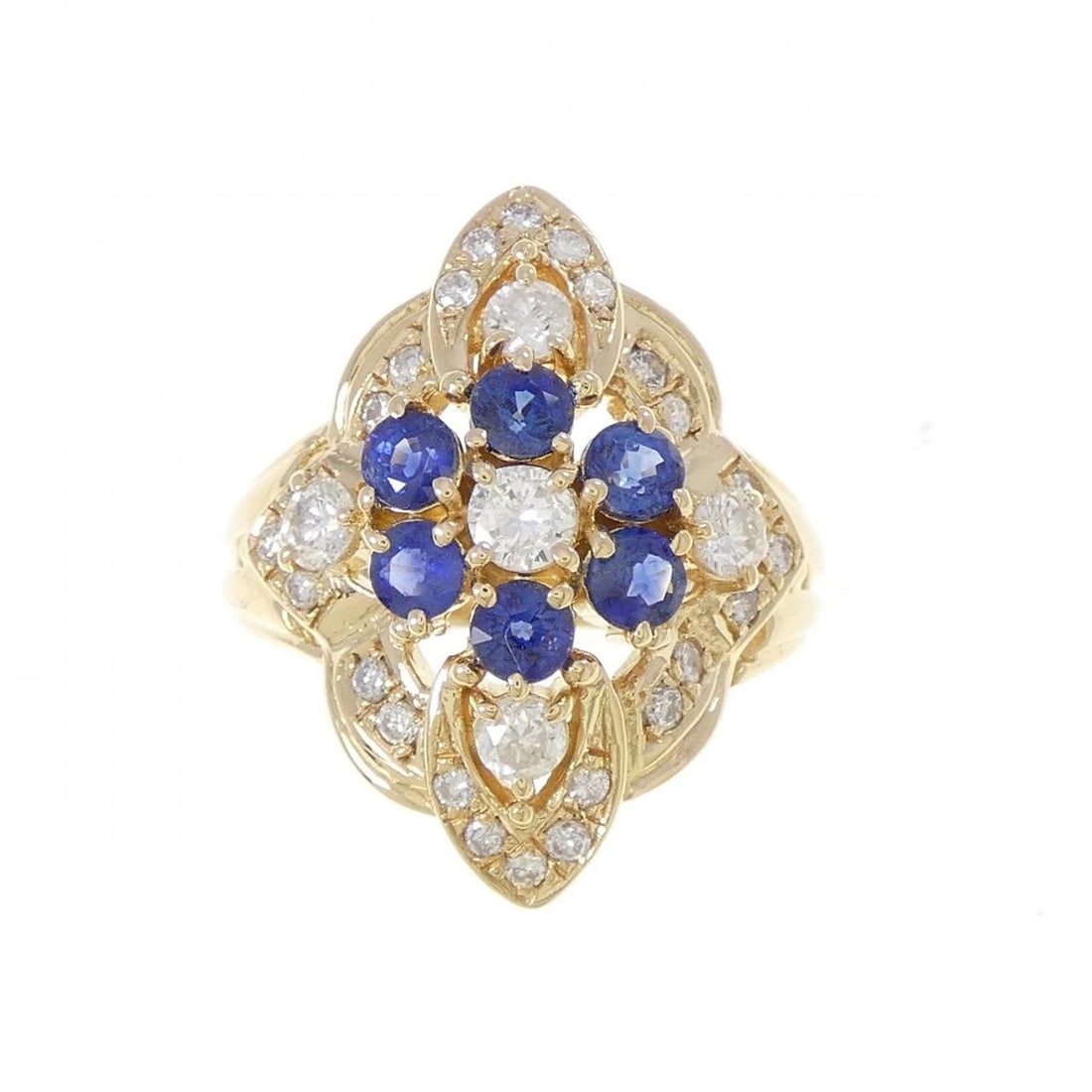 K18YG SAPPHIRE RING - 2