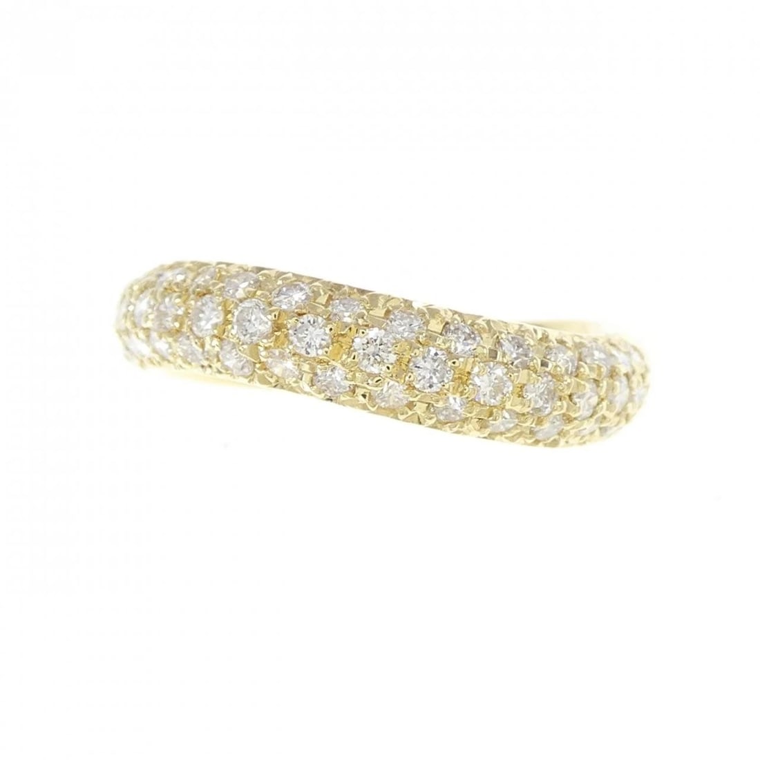K18YG DIAMOND RING - 2