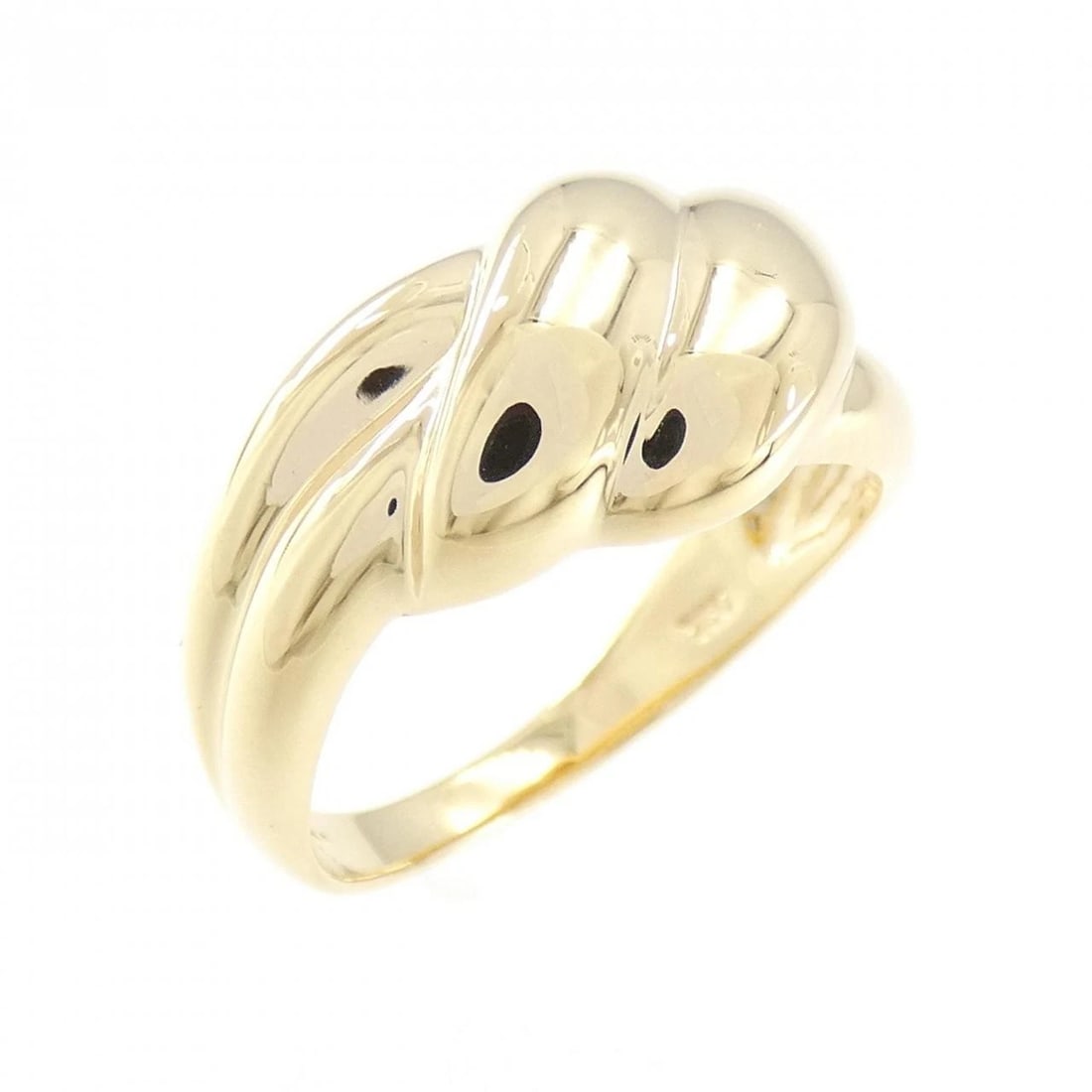 750YG RING: 750YG ring Brand: Unbranded Type: ring Material: 750YG, Color: Yellow gold Size: US5 1/4 Accessories: None Accessories Notice: When purchasing pre-owned goods, please refer to the photos of the items