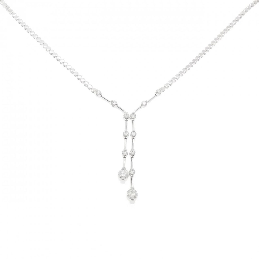 K18WG DIAMOND NECKLACE (1 of 4)