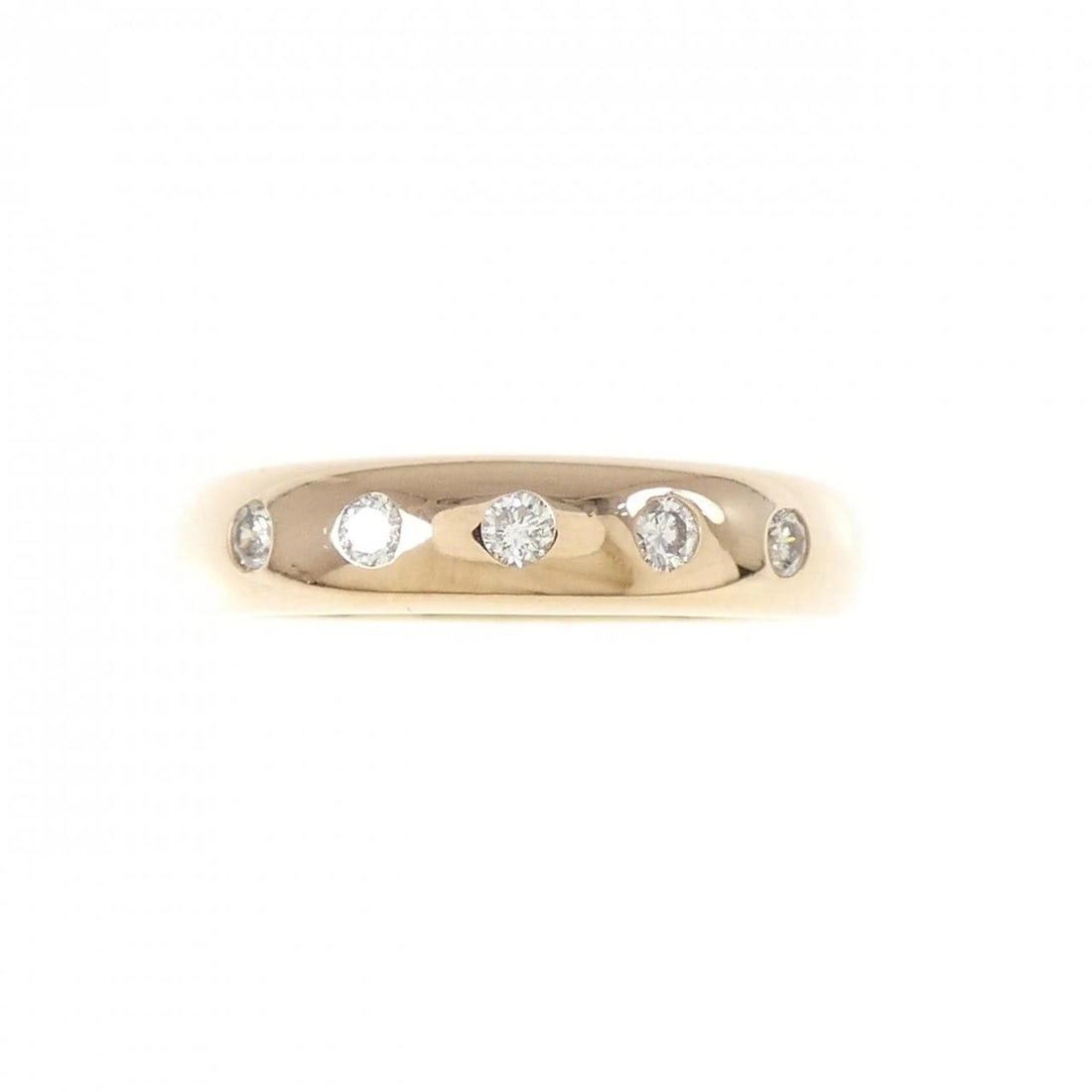 K18PG DIAMOND RING: K18PG Diamond Ring Brand: Unbranded Type: Diamond Ring Material: K18PG, Main Stone/Creation Natural Color: pink Gold Size: US5 1/4 Accessories: None Accessories Notice: When purchasing pre-owned