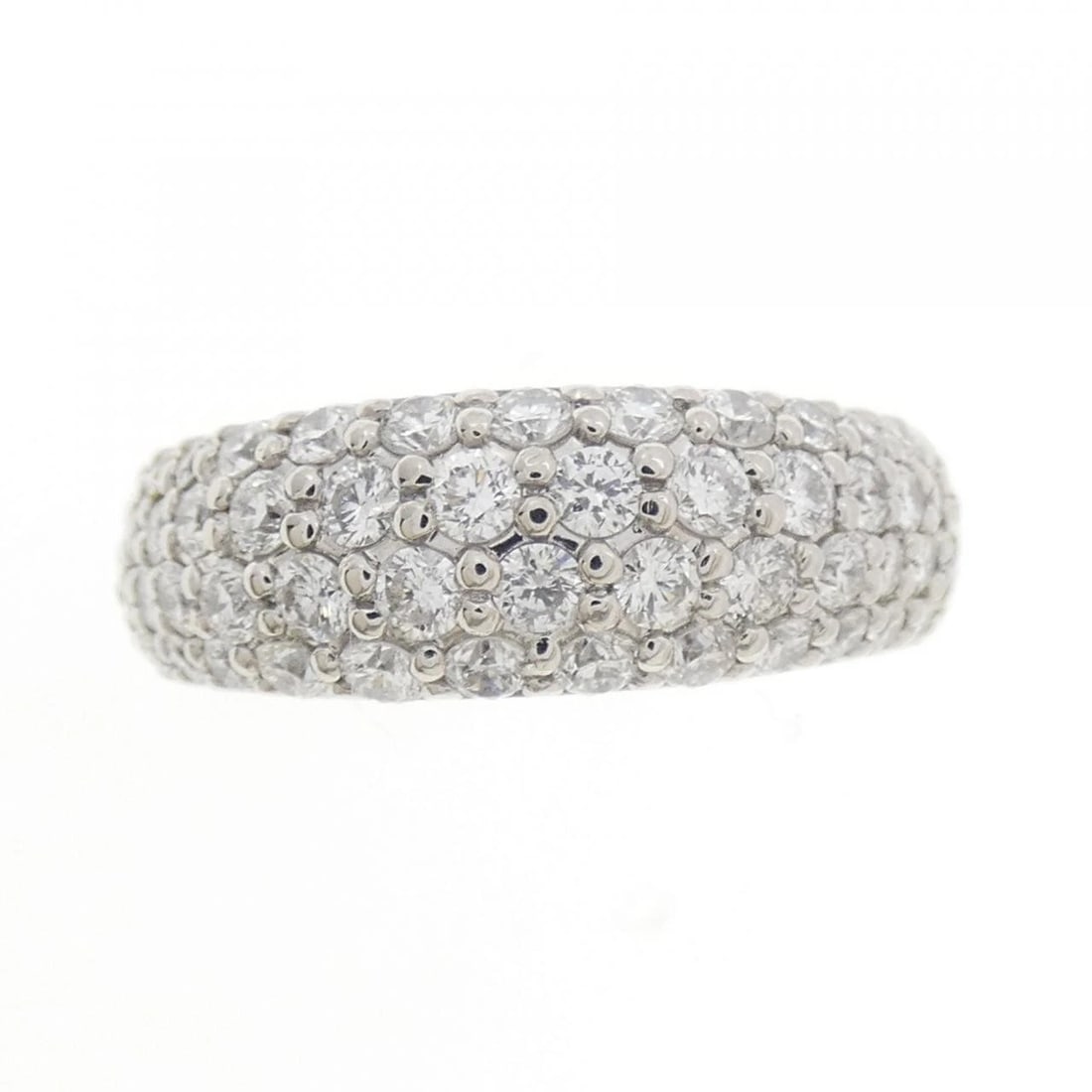 PT900 PAVE DIAMOND RING - 2