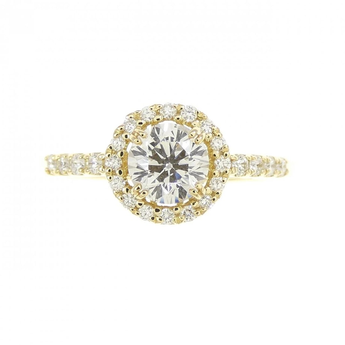 K18YG DIAMOND RING - 2