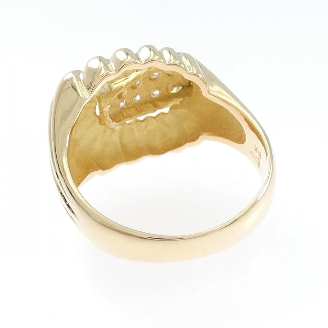 K18YG DIAMOND RING - 3