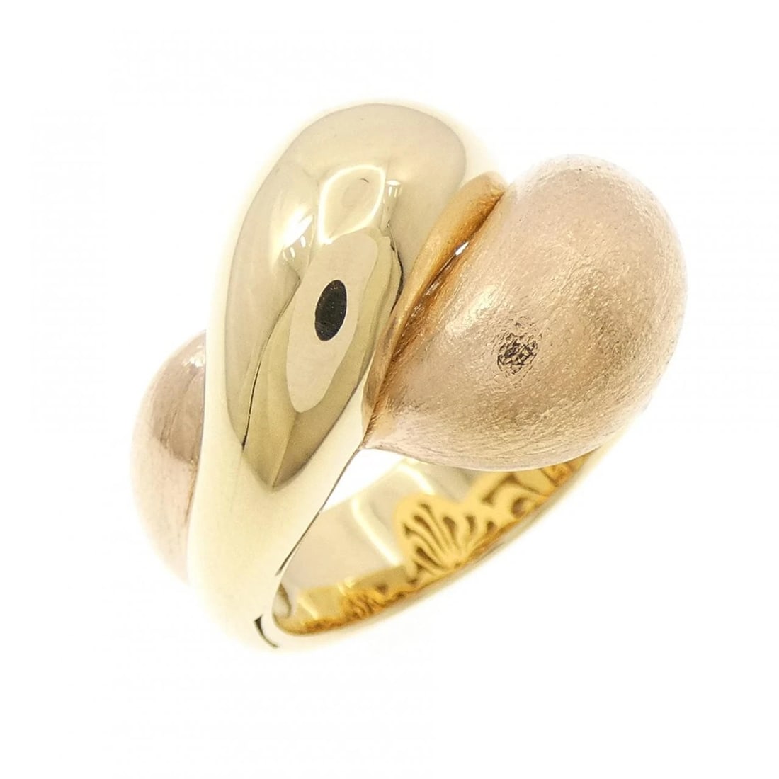18K TYG/18K TPG RING: 18K TYG/18K TPG Ring Brand: Unbranded Type: Ring Material: 18K TYG/18K TPG, Color: YG,PG Size: US6 1/2 Accessories: None Accessories Notice: When purchasing pre-owned goods, please refer to the