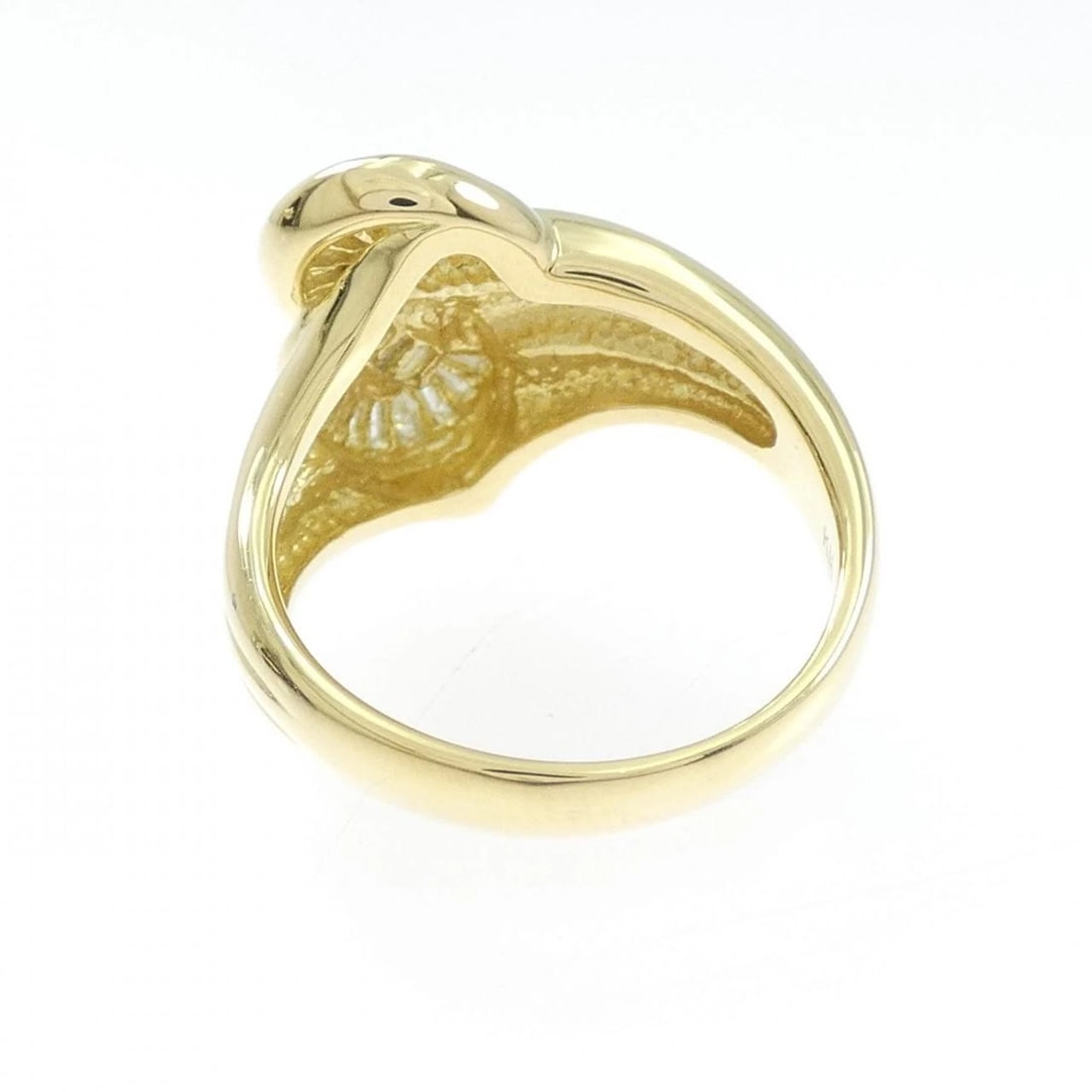 K18YG DIAMOND RING - 3
