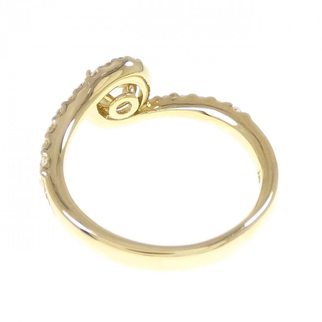 K18YG DIAMOND RING - 2