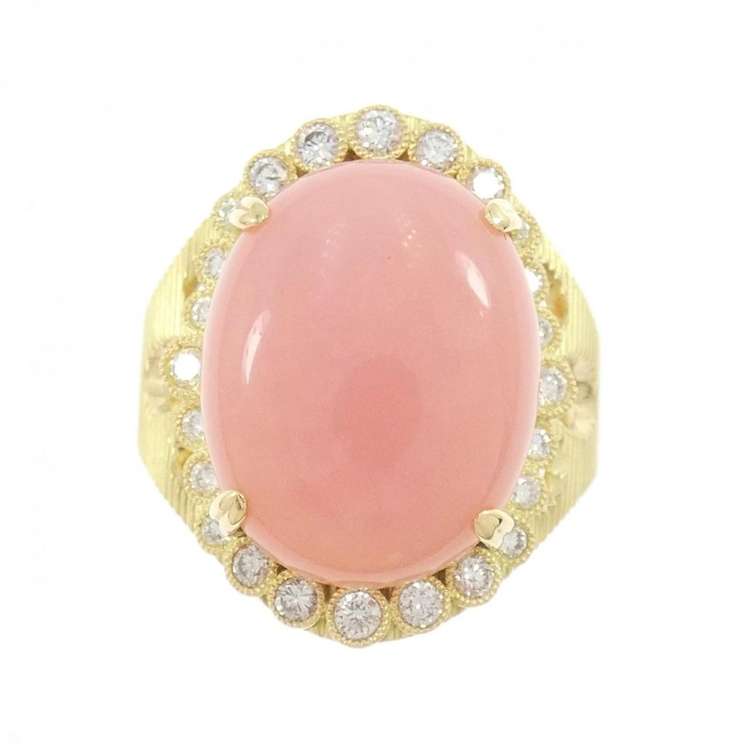 K18YG OPAL RING - 2