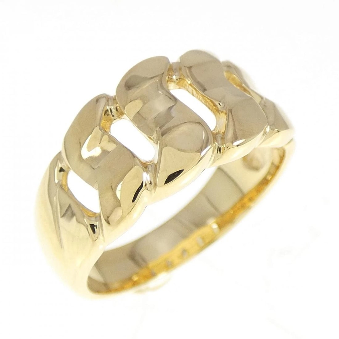 K18YG RING: K18YG ring Brand: Unbranded Type: Ring Material: 18KYG, Color: Yellow gold Size: US6 1/4 Accessories: None Accessories Notice: When purchasing pre-owned goods, please refer to the photos o