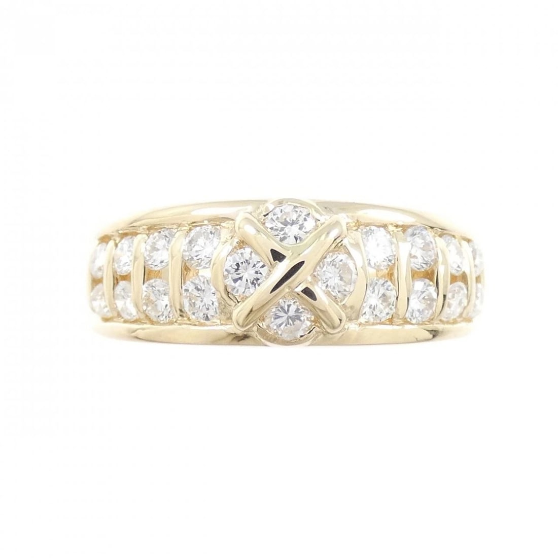K18YG DIAMOND RING - 2