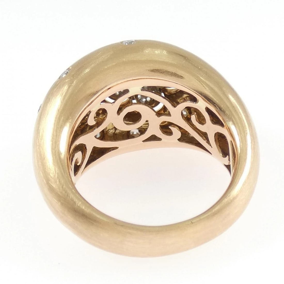 K18PG/K18WG FLOWER DIAMOND RING - 3