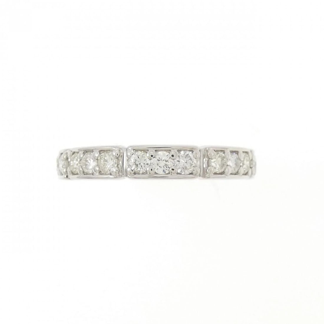 PT900 DIAMOND RING: PT900 Diamond Ring Brand: Unbranded Type: Diamond Ring Material: PT900, Main Stone/Creation Natural Color: silver Size: US6 1/4 Accessories: None Accessories Notice: When purchasing pre-owned goods,