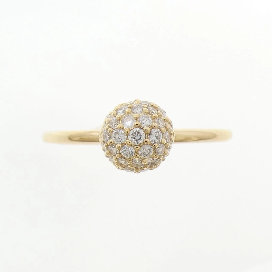 K18YG DIAMOND RING - 2