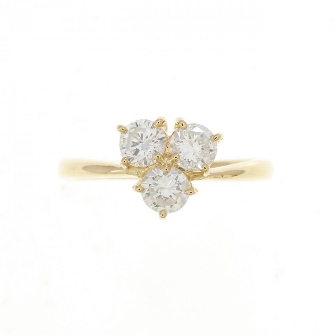 K18YG DIAMOND RING - 2