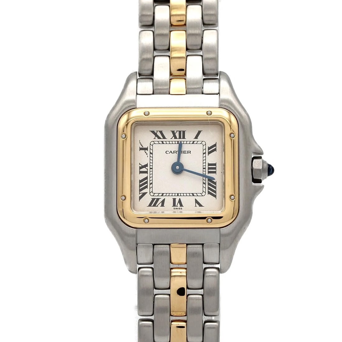 CARTIER PANTHERESM SSXYG QUARTZ WATCH: Cartier PANTHERESM SSxYG Quartz Watch Brand: CARTIER Type: Wrist watch Material: Case: Stainless steel x yellow gold Bracelet: Stainless steel x yellow gold Color: Dial color silver Size: Case