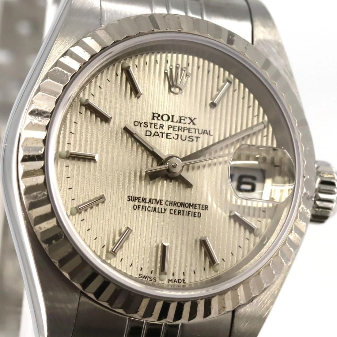 ROLEX DATEJUST MECHANICAL AUTOMATIC WATCH - 4