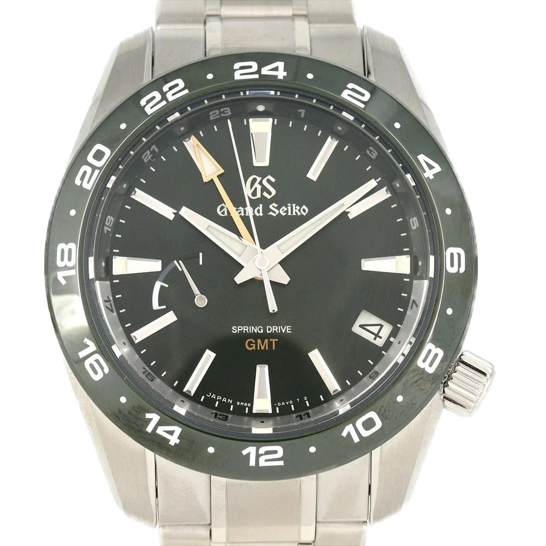 SEIKO GRAND SPORTS COLLECTION SPRING DRIVE WATCH: Seiko Grand Sports Collection Spring Drive Watch Brand: SEIKO Type: Wrist watch Material: Case: Stainless steel x yellow gold Bracelet: Strap Color: Dial Color: Black, Gold Band color: Black Size: