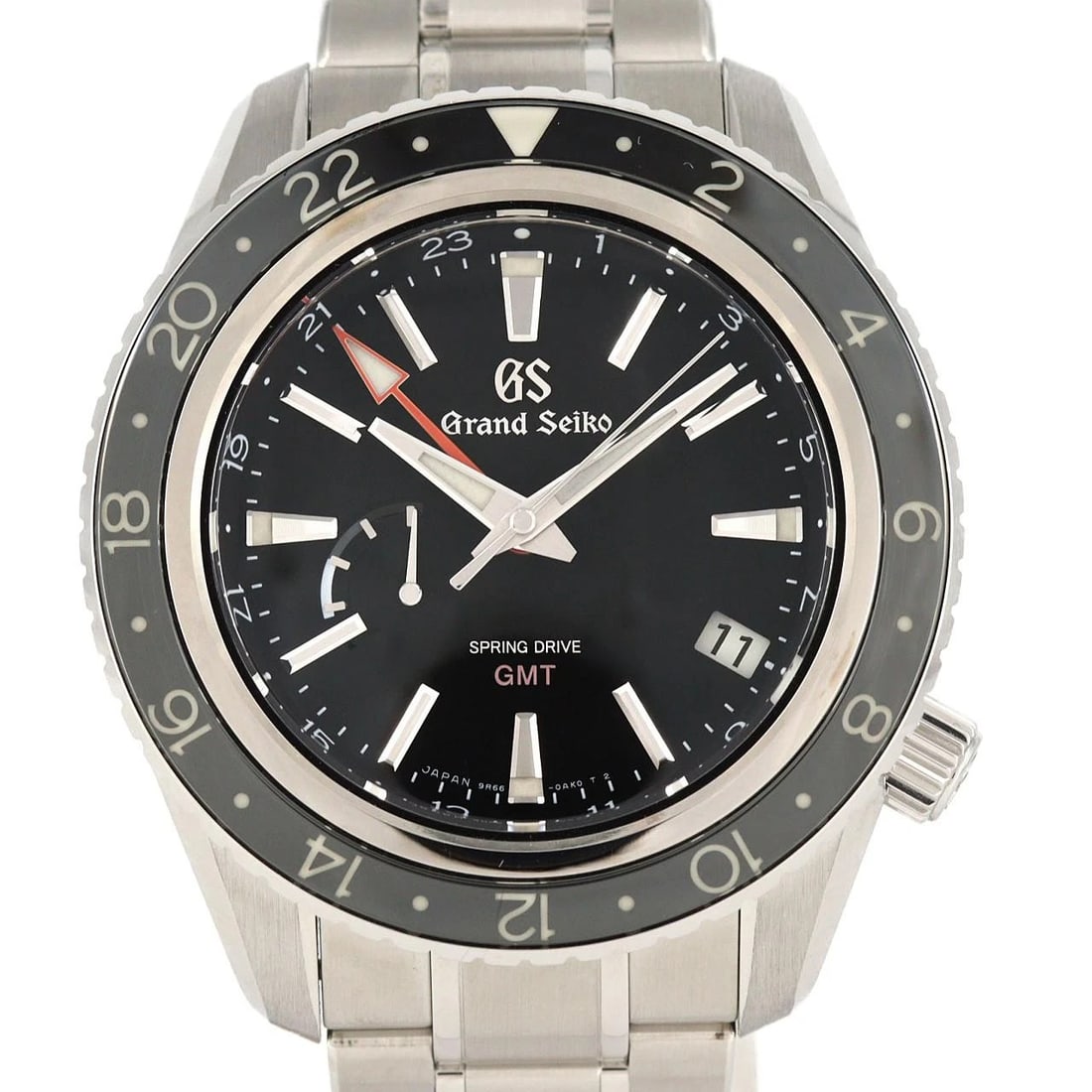 SEIKO GRAND SPORTS COLLECTION SPRING DRIVE WATCH: Seiko Grand Sports Collection Spring Drive Watch Brand: SEIKO Type: Wrist watch Material: Case: Stainless Steel Breath: Stainless Steel Color: Dial color black Size: Case diameter: Approx. 44 mm Max