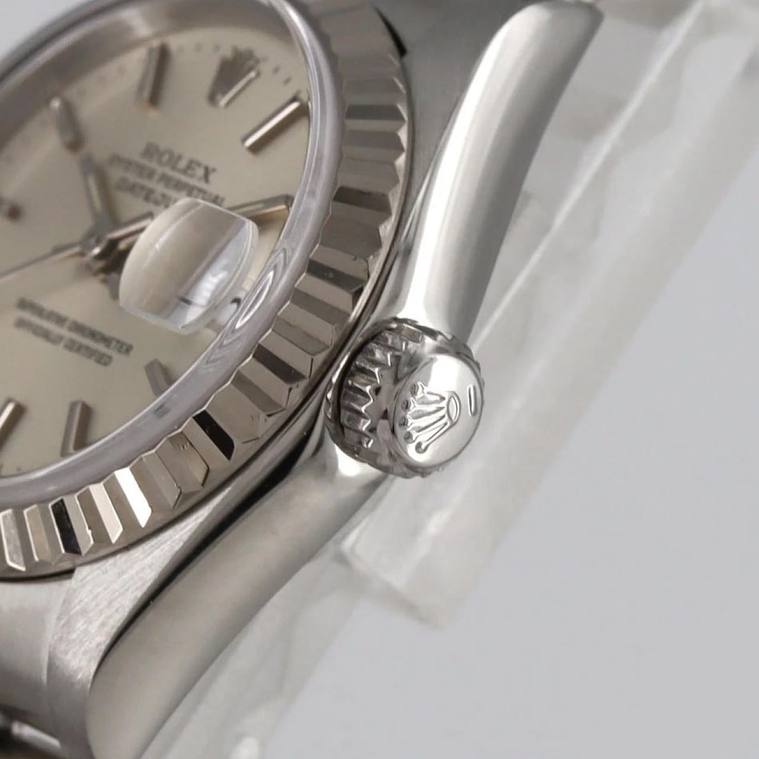 ROLEX DATEJUST MECHANICAL AUTOMATIC WATCH - 4