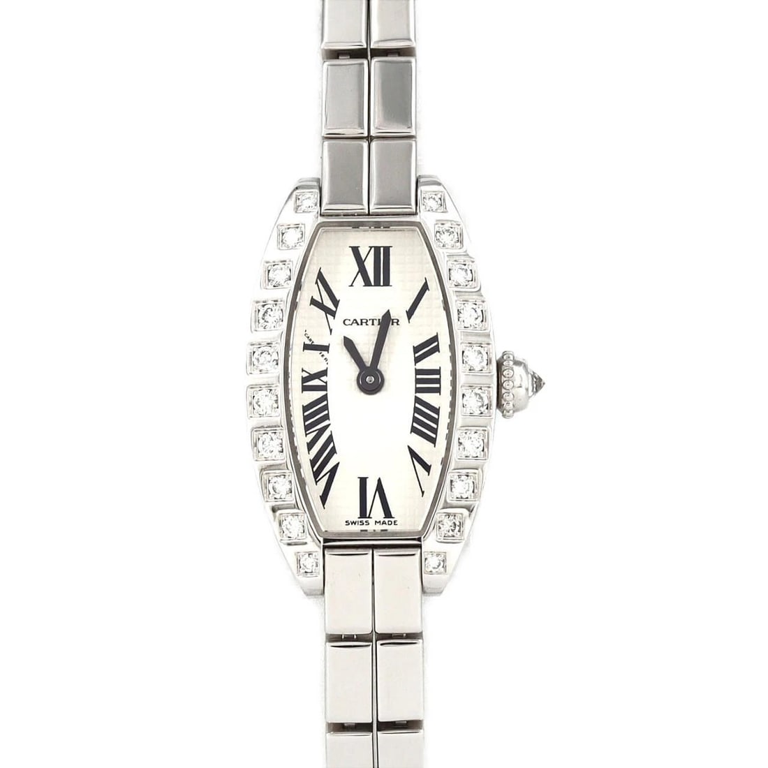 CARTIER MINI TONNEAU LANIERES QUARTZ WATCH (1 of 5)