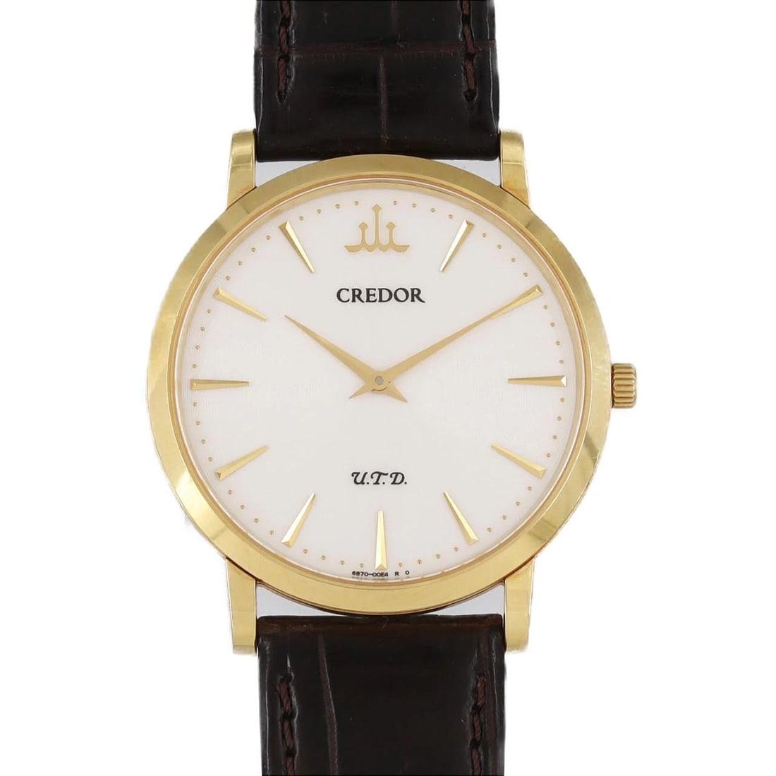 SEIKO CREDOR SIGNO UTD YG WATCH: Seiko CREDOR Signo UTD YG Watch Brand: SEIKO Type: Wrist watch Material: Case: Stainless steel x yellow gold Bracelet: Stainless steel x yellow gold Color: Dial Color: Silver/Roman Size: Case