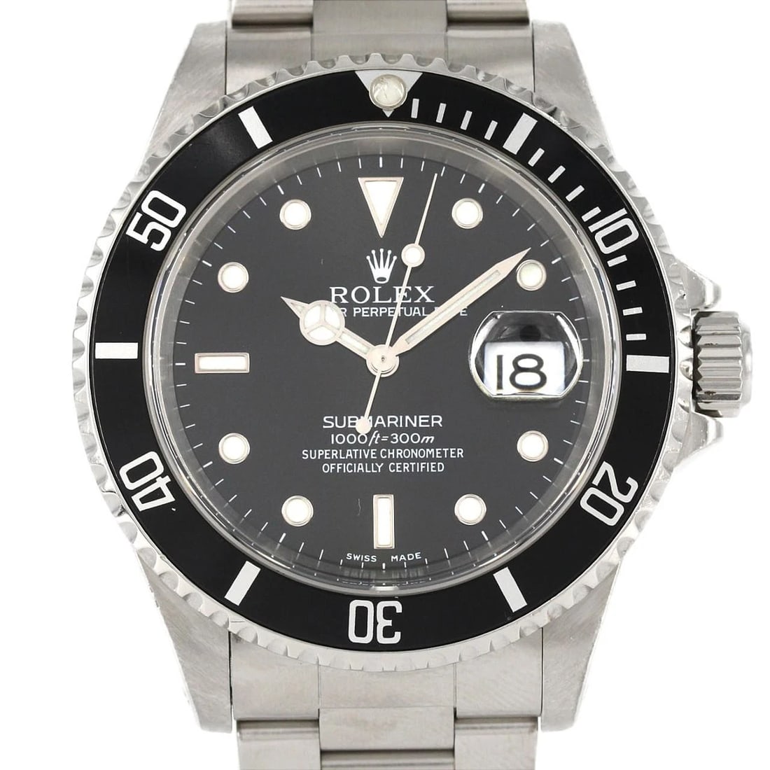 ROLEX SUBMARINER DATE STAINLESS WATCH: Rolex Submariner Date Stainless Watch Brand: ROLEX Type: Wrist watch Material: Case: Stainless Steel Breath: Stainless Steel Color: Dial color black Size: Case diameter: Approx. 40 mm Max wrist