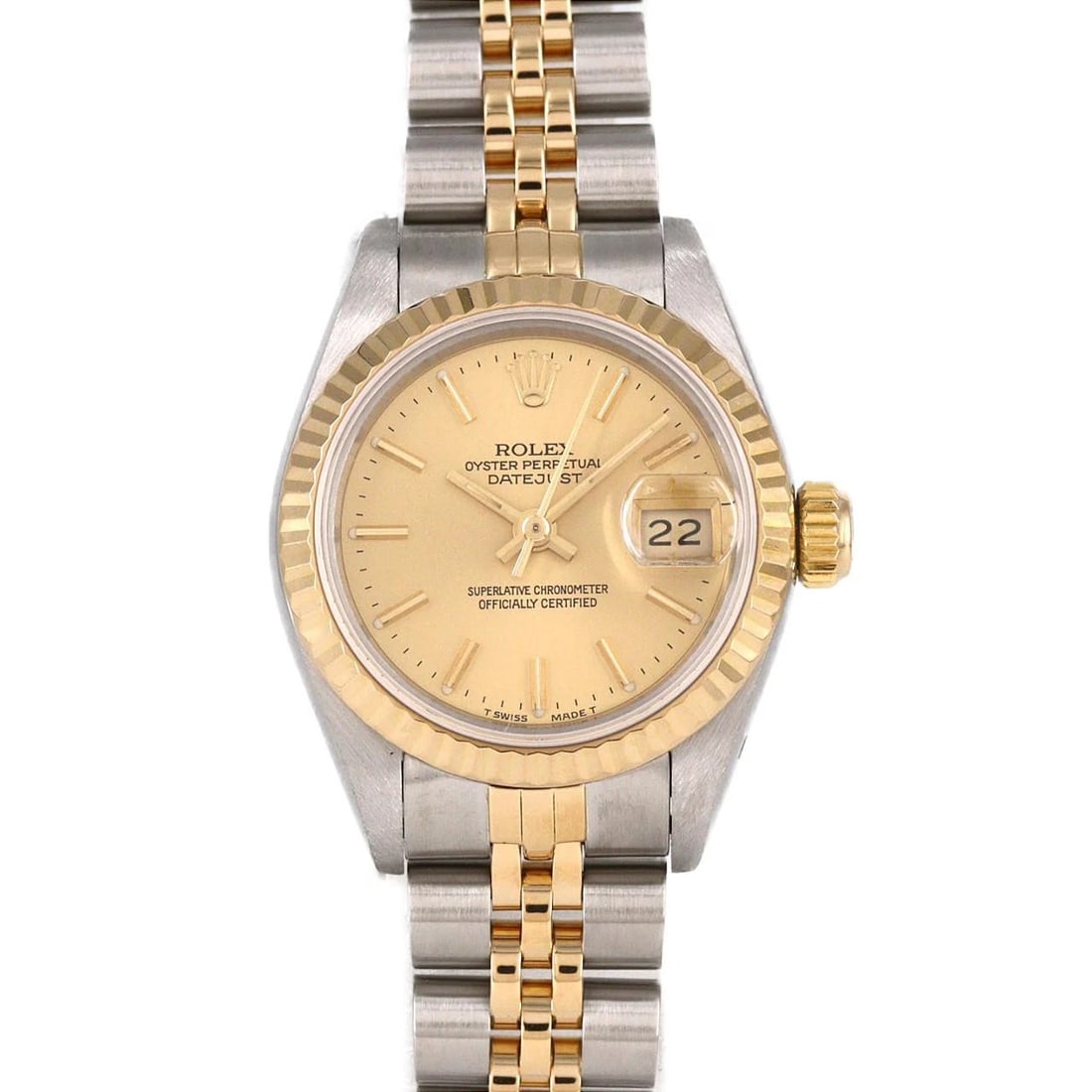 ROLEX DATEJUST SSXYG MECHANICAL AUTOMATIC WATCH: Rolex Datejust SSxYG Mechanical Automatic Watch Brand: ROLEX Type: Wrist watch Material: Case: Stainless steel x yellow gold Bracelet: Stainless steel x yellow gold Color: Dial color gold Size: Case