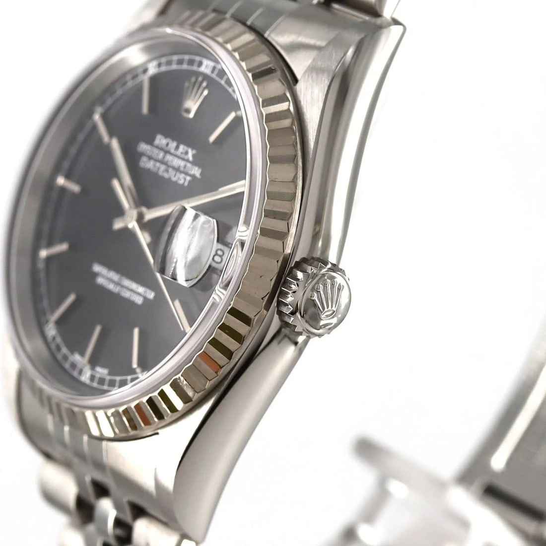 ROLEX DATEJUST MECHANICAL AUTOMATIC WATCH - 4
