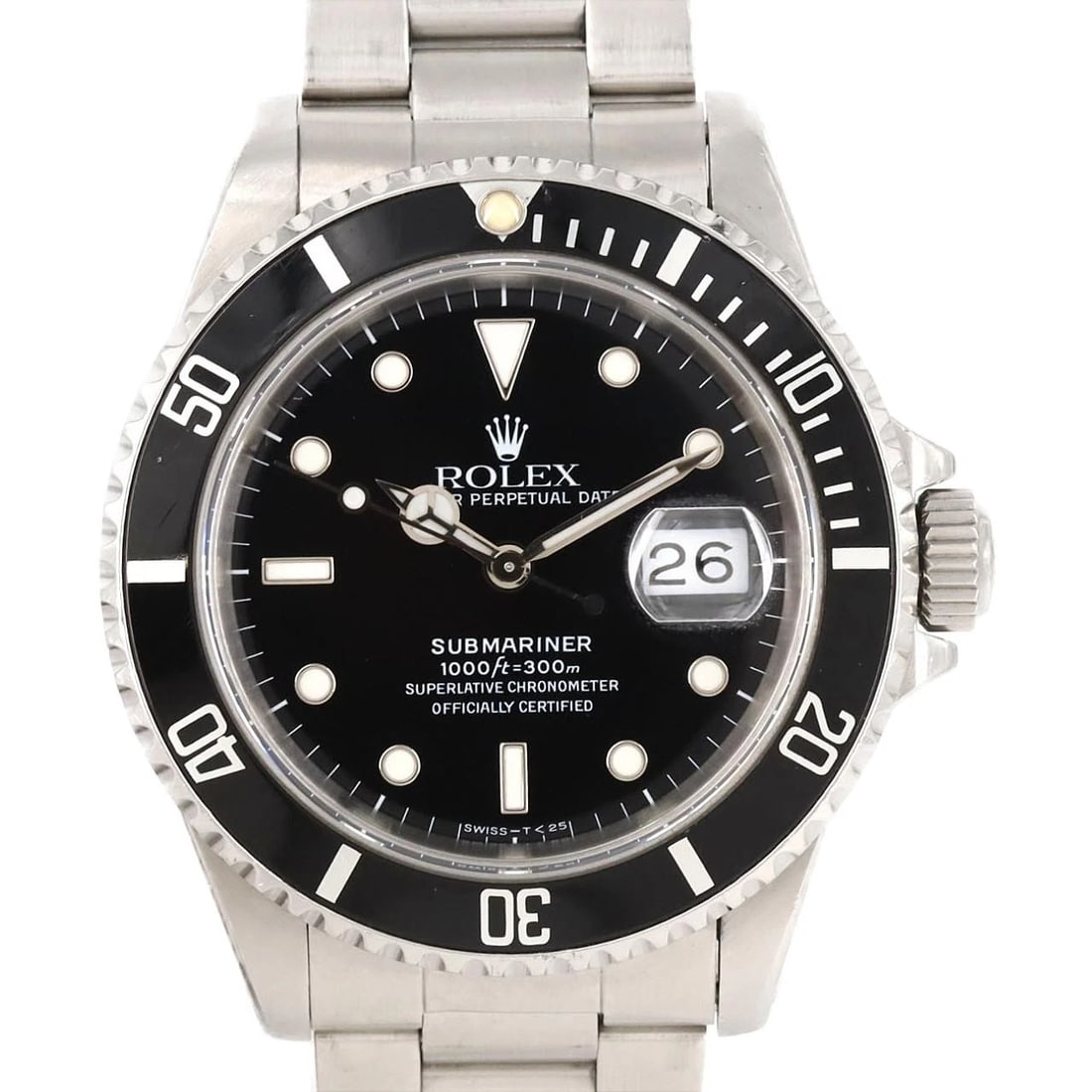 ROLEX SUBMARINER DATE STAINLESS WATCH: Rolex Submariner Date Stainless Watch Brand: ROLEX Type: Wrist watch Material: Case: Stainless Steel Breath: Stainless Steel Color: Dial color black Size: Case diameter: Approx. 40 mm Max wrist