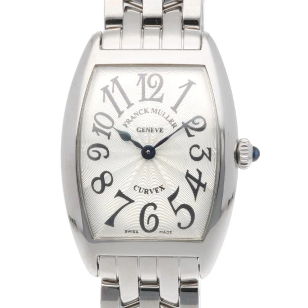 FRANCK MULLER TONOCAR VEX WATCHES STAINLESS STEEL WATCH: FRANCK MULLER Tonocar Vex Watches Stainless Steel Watch Brand: FRANCK MULLER Type: Wristwatch Material: Case : Stainless Steel Band : Stainless Steel Color: Silver Size: Case:W1.0inch x H1.4inch/ W25.