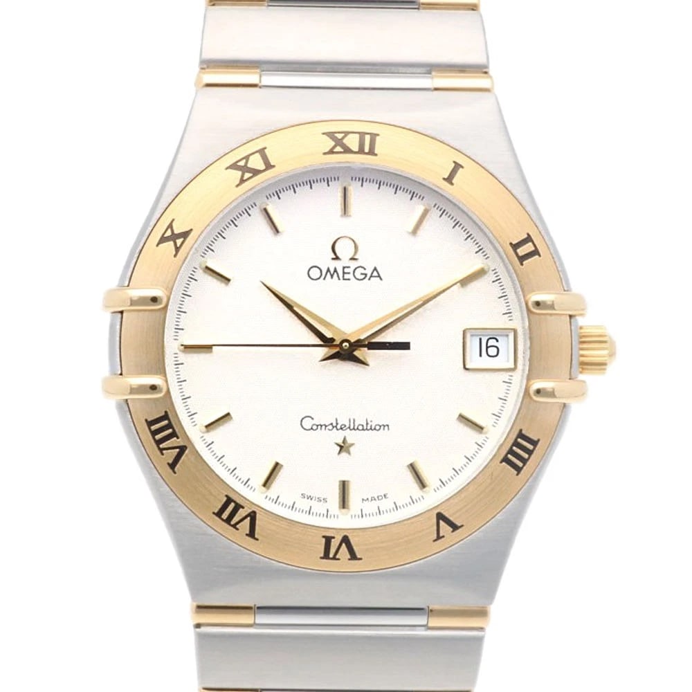 OMEGA CONSTELLATION WATCHES STAINLESS STEEL K18 YELLOW GOLD WATCH (1 of 5)