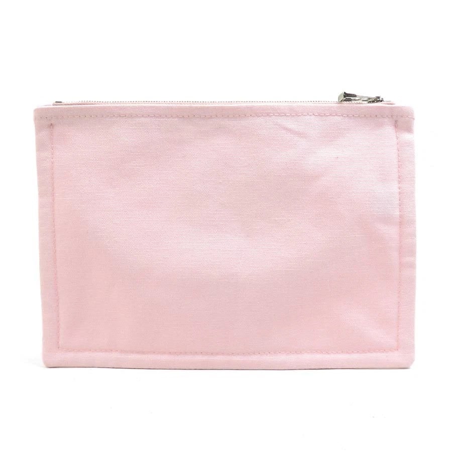 HERMES FLAT PM POUCH LIGHT PINK/SILVER - 2