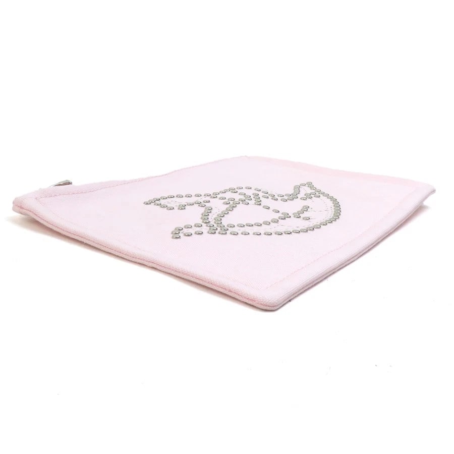 HERMES FLAT PM POUCH LIGHT PINK/SILVER - 3
