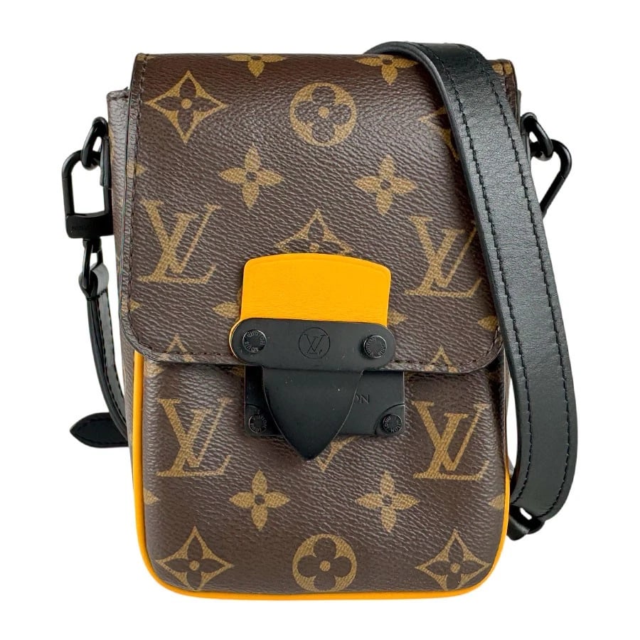 LOUIS VUITTON WEARABLE WALLET CROSSBODY BAG: LOUIS VUITTON wearable wallet Crossbody Bag Brand: LOUIS VUITTON Type: Crossbody Shoulder Bag Material: Monogram Canvas Color: Brown / Black Size: W:4.3inx H:7.9inx D:2.0in Accessories: None <