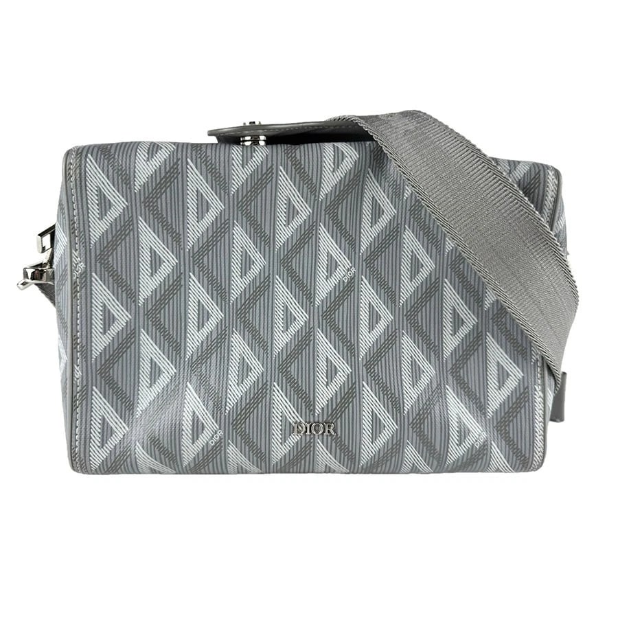 DIOR CROSSBODY SHOULDER BAG GRAY PVC/LEATHER: Dior Crossbody Shoulder Bag Gray PVC/Leather Brand: Dior Type: Crossbody Shoulder Bag Material: PVC/Leather Color: Gray Size: W:8.7inx H:6.3inx D:2.8in Accessories: None Accessories Notice