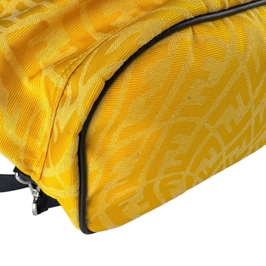 FENDI STRIKE LARGE BACKPACK NYLON/LEATHER - 7