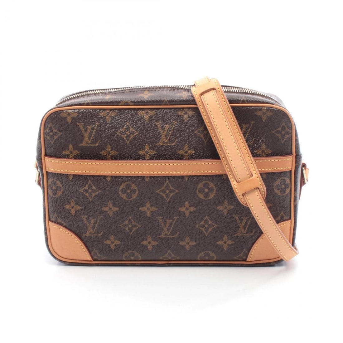 LOUIS VUITTON TROCADERO 27 SHOULDER CROSSBODY BAG: LOUIS VUITTON Trocadero 27 Shoulder Crossbody Bag Brand: LOUIS VUITTON Type: Shoulder Bag Material: Monogram × PVC coated canvas × leather Color: Brown??ish colors Size: H:17.5cm x W:26cm x D:6.5cm 