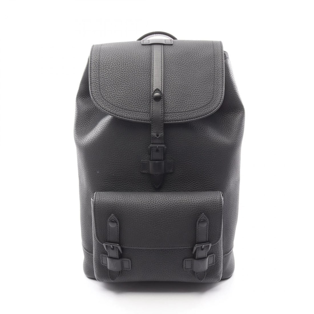 LOUIS VUITTON CHRISTOPHER SLIM RUCKSACK BACKPACK: LOUIS VUITTON Christopher Slim Rucksack Backpack Brand: LOUIS VUITTON Type: Rucksack Backpack Material: leather Color: Black / Black??ish colors Size: H:40cm x W:29cm x D:10cm (H:15.7" x W:11.4" x D:3