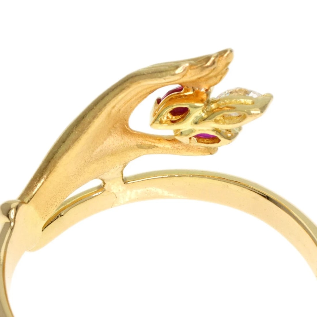 CARRERA Y CARRERA RUBY DIAMOND RING - 9
