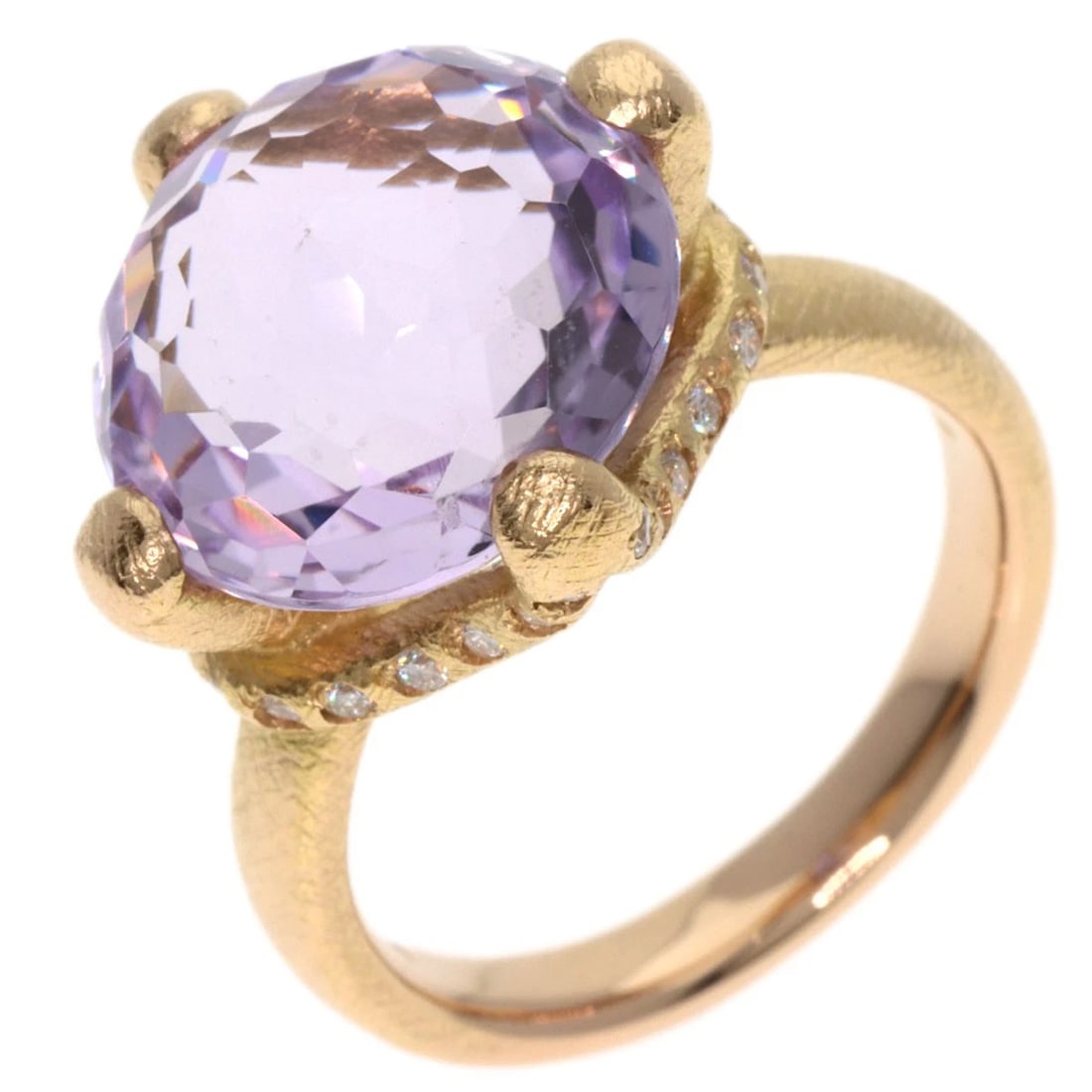 PONTE VECCHIO AMETHYST DIAMOND RING - 2