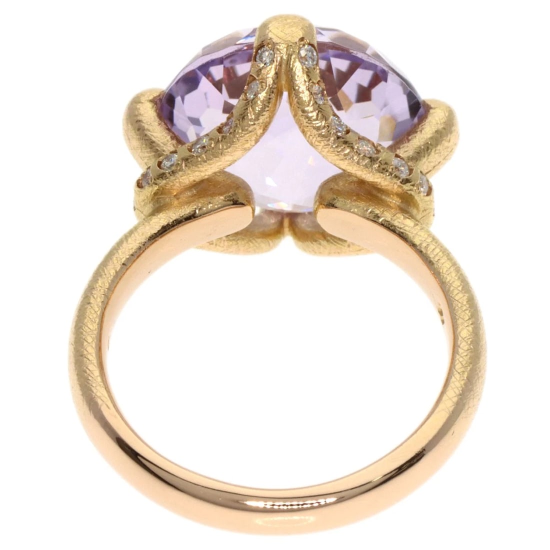 PONTE VECCHIO AMETHYST DIAMOND RING - 4