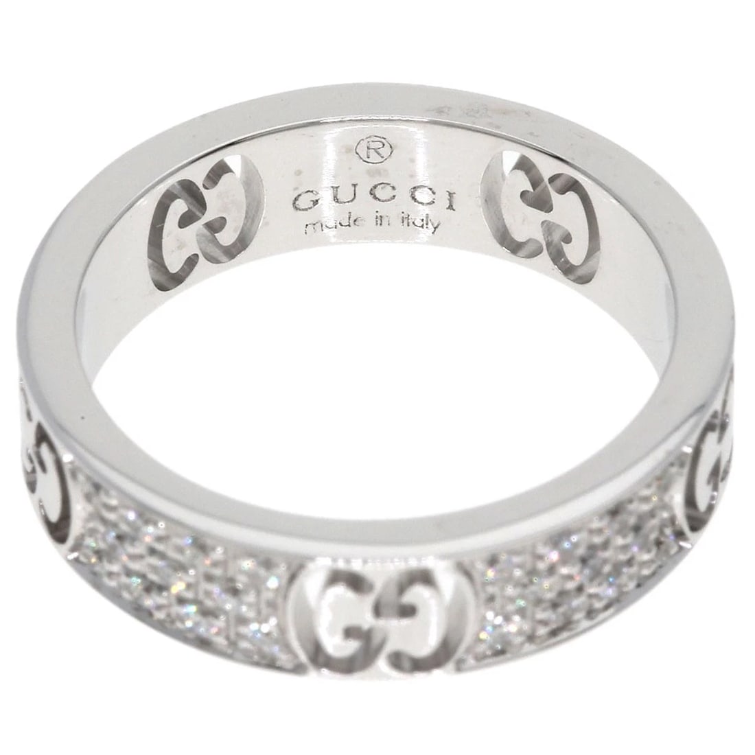 GUCCI ICON FULL DIAMOND RING - 2